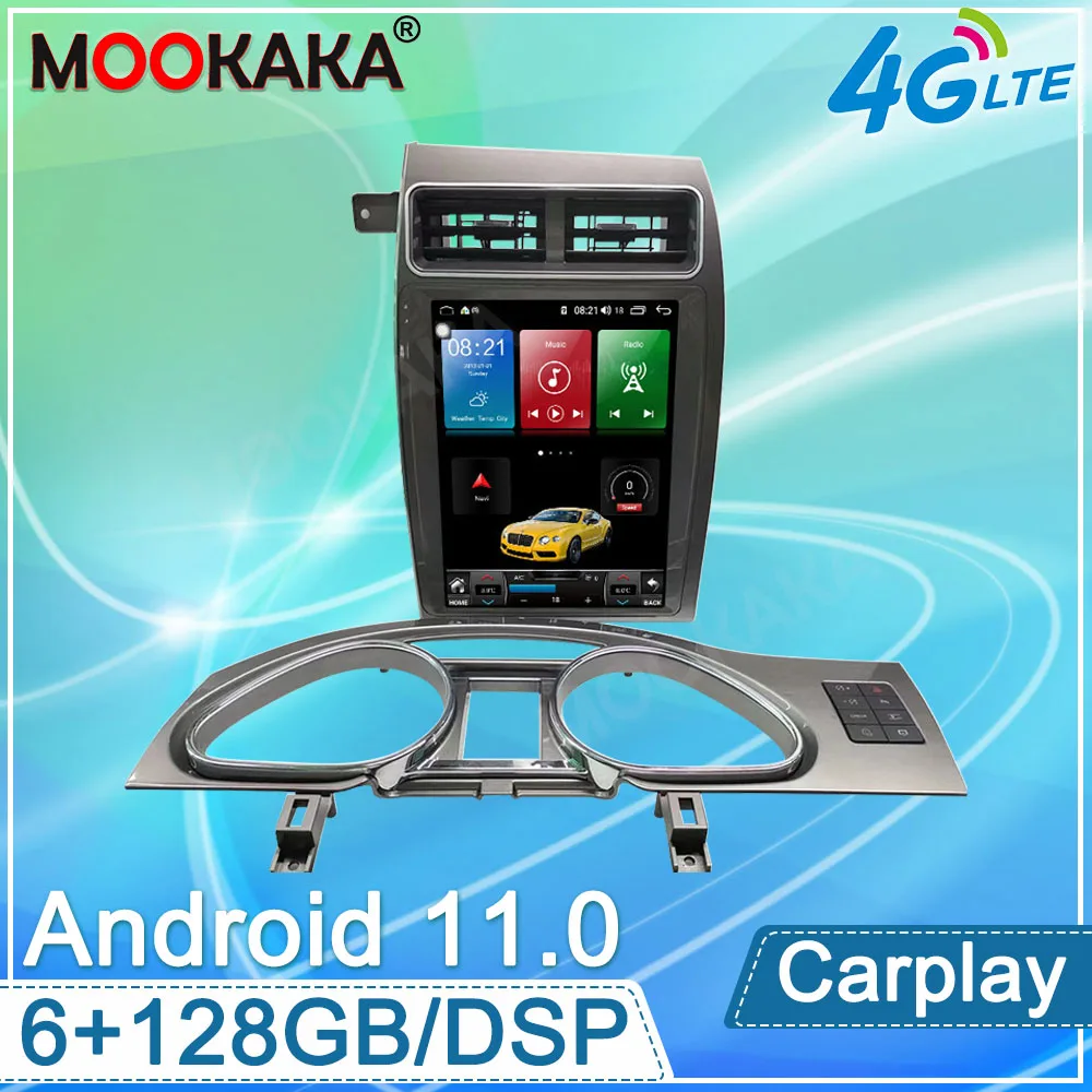 

6+128G For Audi Q7 2005-2015 Carplay Tesla Screen Android Car Multimedia DVD Player Radio GPS Navigation Stereo Head unit