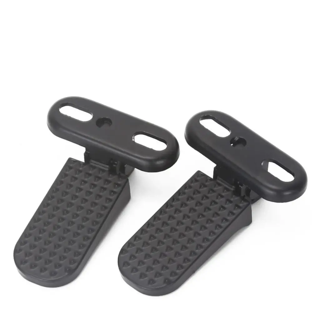 1 Pair Quick Release Bike Rear Pedals Foldable Aluminium Alloy Bike Pegs Non-Slip Universal Foot Pegs for Electric Bicycle