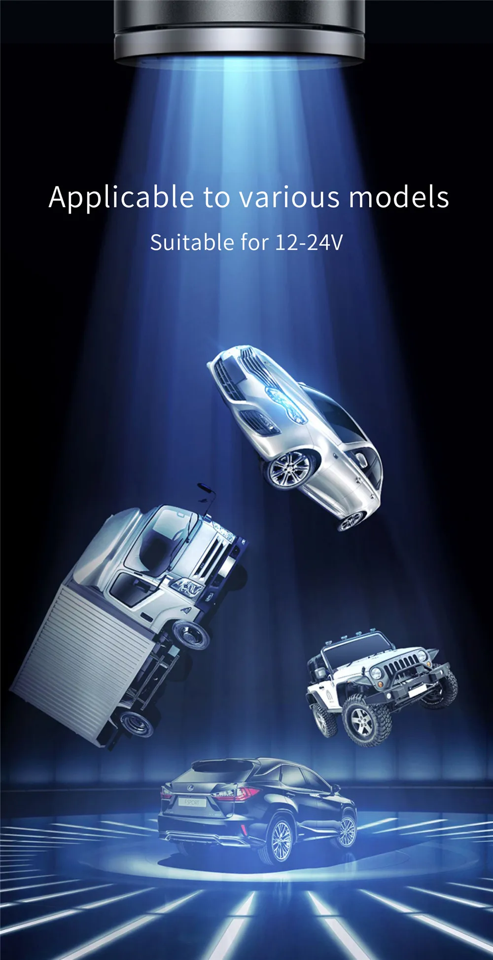 Auto 100-200W Dual-Port Mini USB-Ladegerät Ultra-Schnellladung Zigarettenanzünder-Buchse 12-24V Aluminium Handy-Ladeadapter – Detail 7