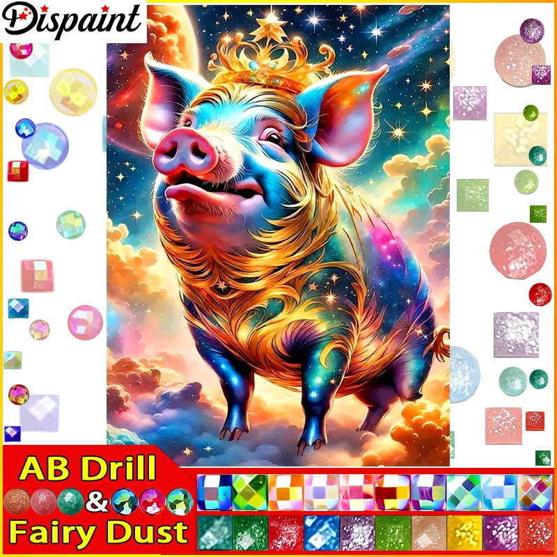 Dispaint Fairy Dust AB Square/Round Drill 5D DIY Diamond Painting