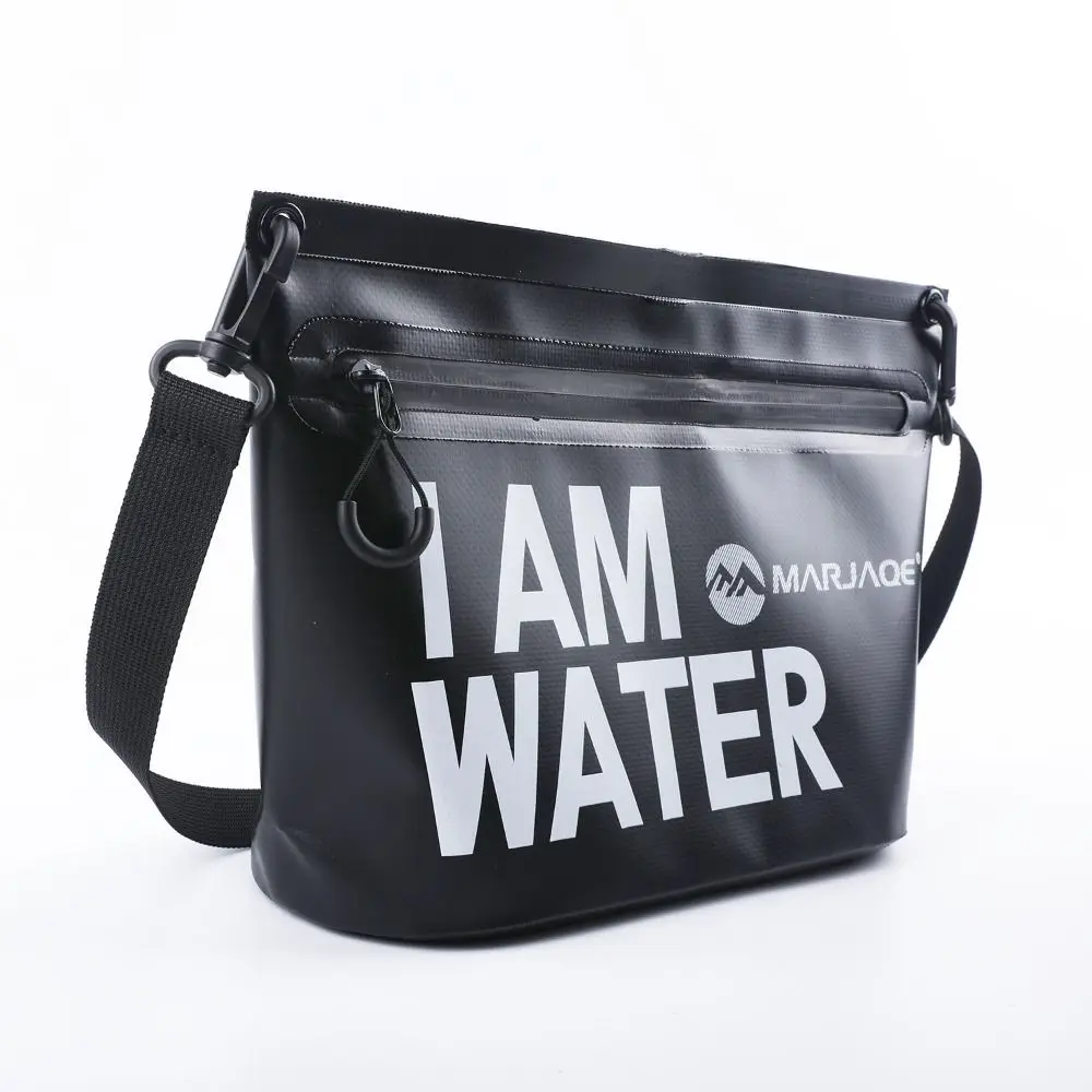 Creative Waterproof Storage Bag Portable Durable Swimming Pouch Large Capacity with Zipper Waterproof Dry Bag Outdoor
