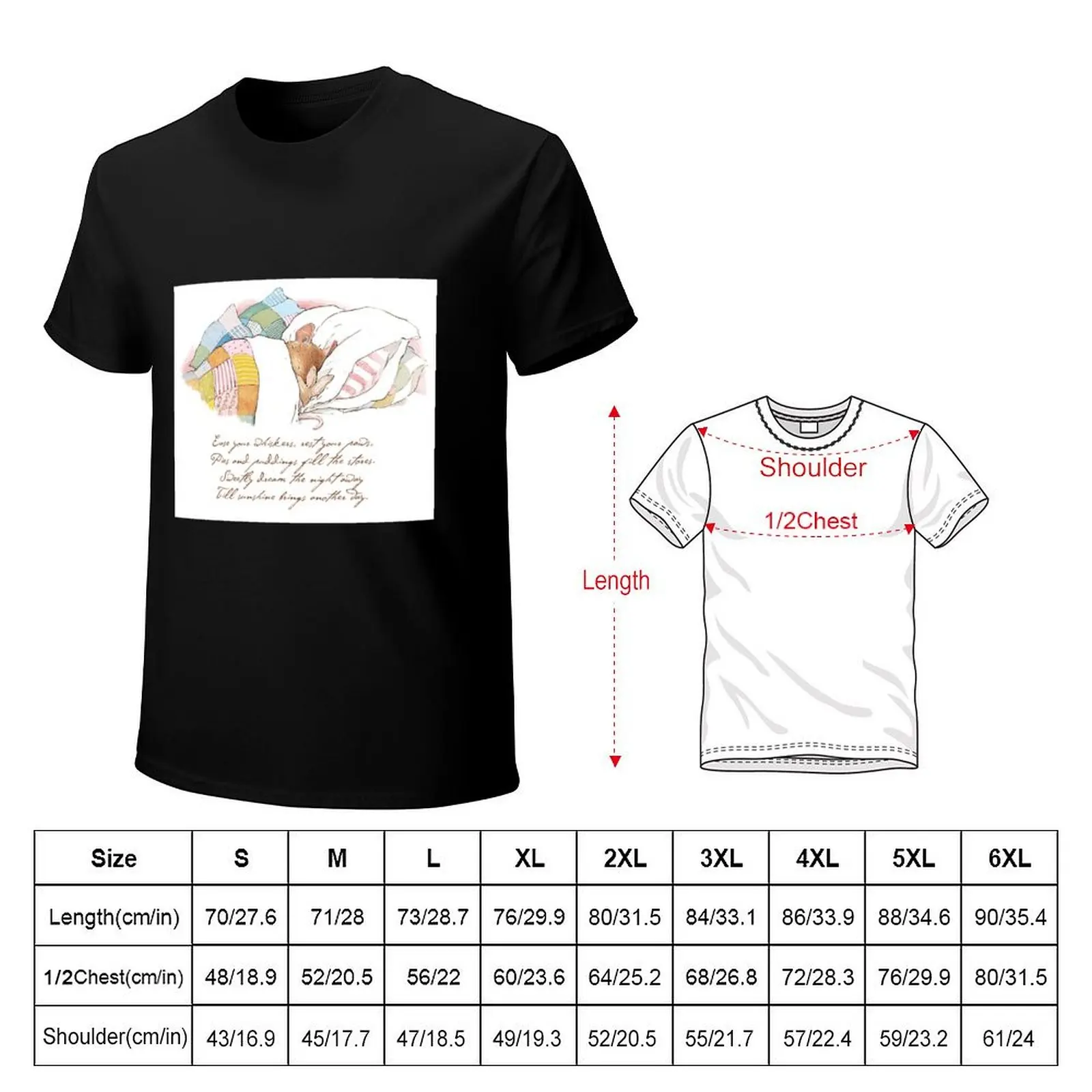 Primrose goes to sleep T-Shirt Casual Holiday Short Sleeve Tee