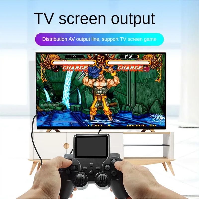 S10 Handheld Game Console 520 Handle Handheld All-in-one Nostalgic Retro Arcade Single and Double Home Game Console Controller