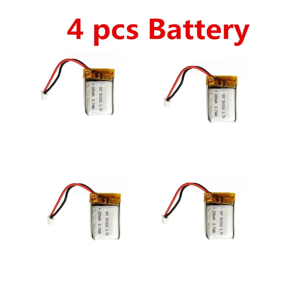 ملحقات بطارية الطائرة KF801 3.7 فولت 200 مللي أمبير/شفرة المروحة/استخدام لأجزاء KF801