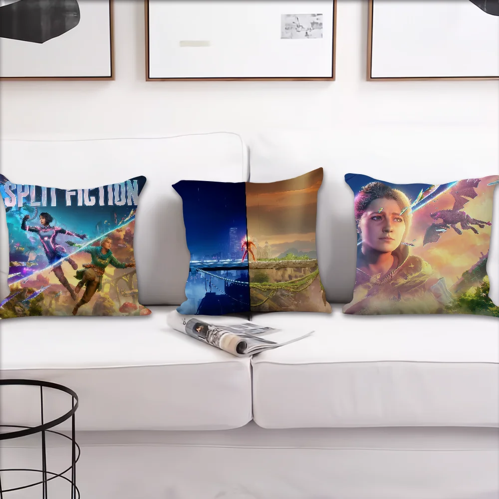 Hot S-Split Game F-Fiction Cushion Cover For Pillow Printing Sofa Decoration Home Car Room Coffee Shop Office Nordic Simplicity