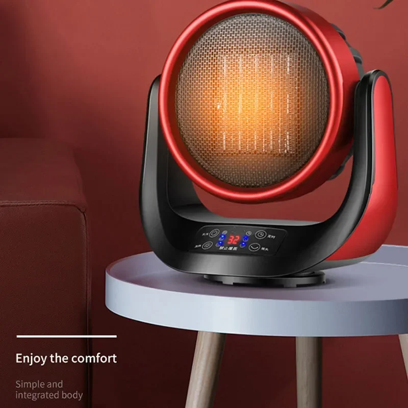 9 Inch Fan Heater Home Heater Office Small Electric Heater Fast Heat Small Sun Energy-saving Electric Heater