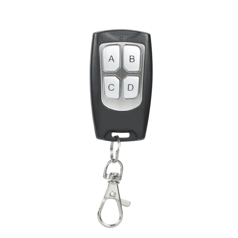 GERMA-interruptor de Control remoto inalámbrico Universal, módulo receptor de relé DC 12V 4CH con transmisor remoto RF de 4 canales, 433 Mhz