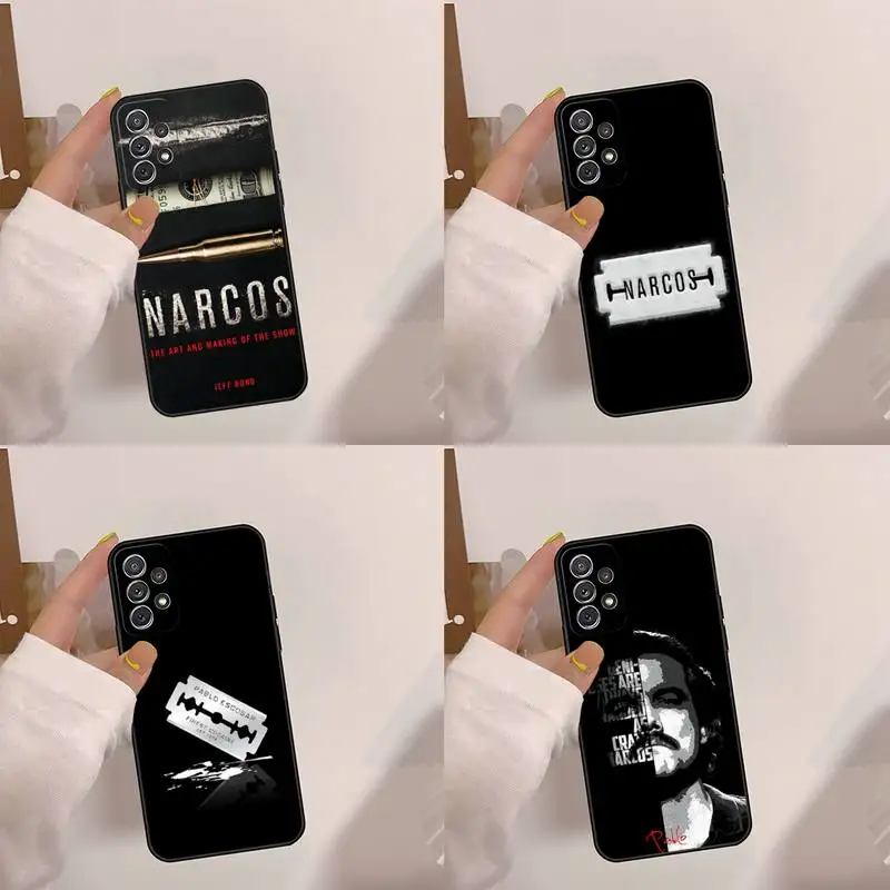 Narcos TV Series Pablo Escobar Phone Case For Samsung A91 A21 A22 A30 A20 A31 A32 A40 A42 A51 A70 A71 A72 A80 4G 5G A50