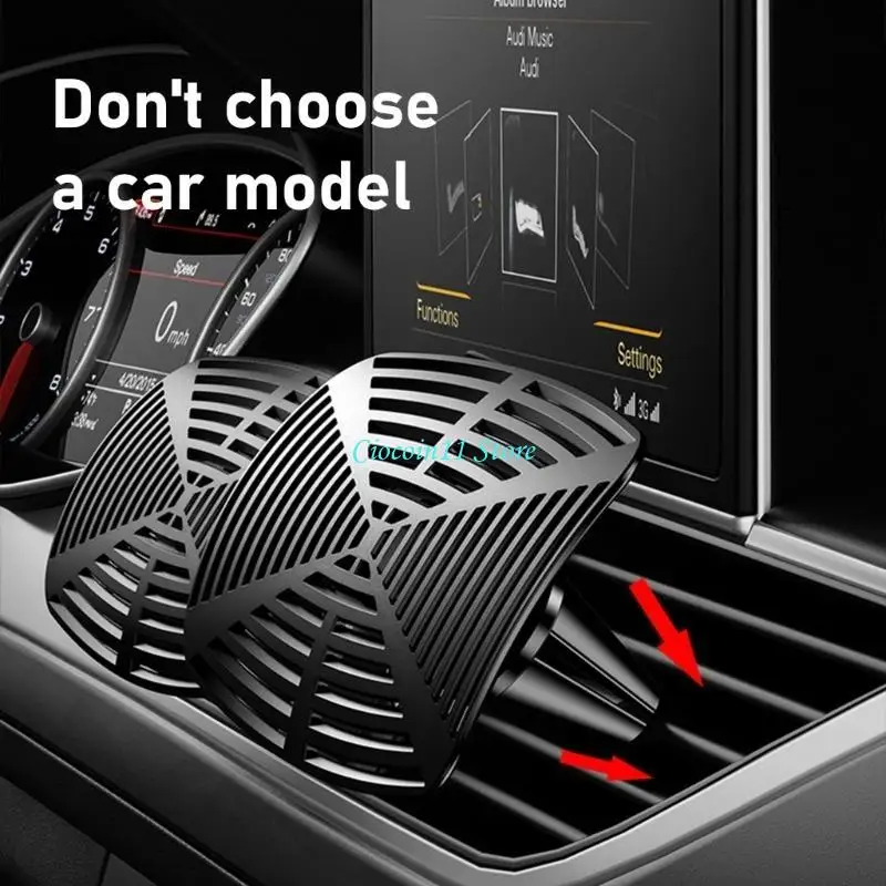 Y1UB 1pc/2pcs Car Air Conditioner Deflector Vehicle Blowing Wind Baffle Outlet Panel