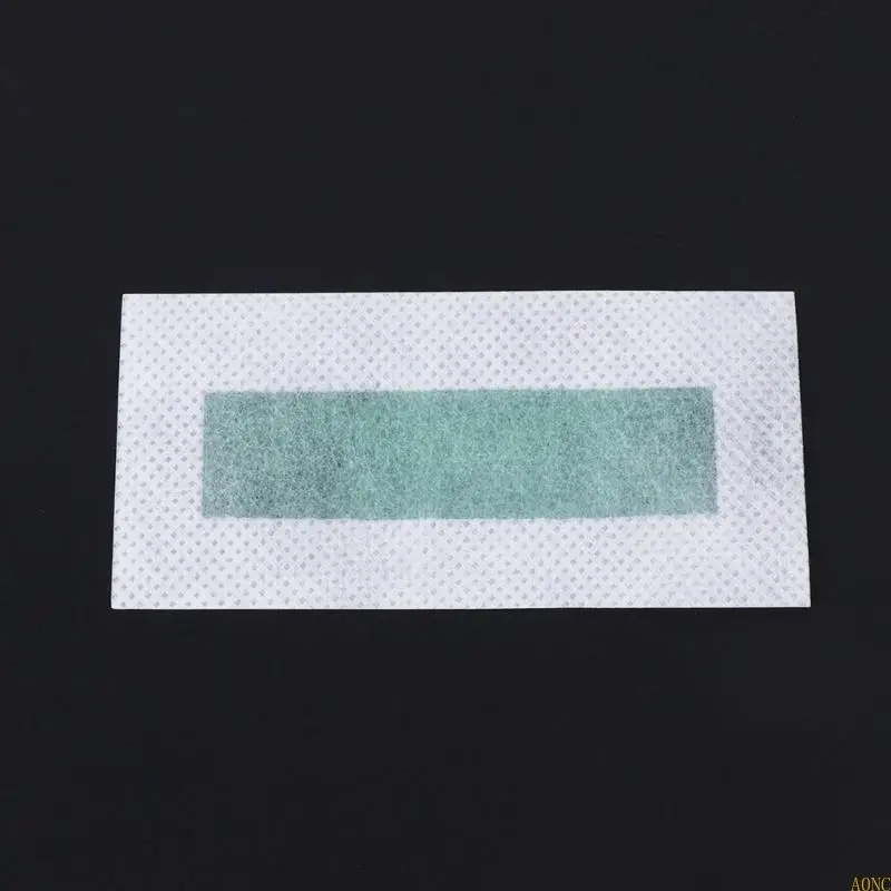 A0NC 10x depiladora depilatoria tiras cera fría almohadilla papel para no tejida