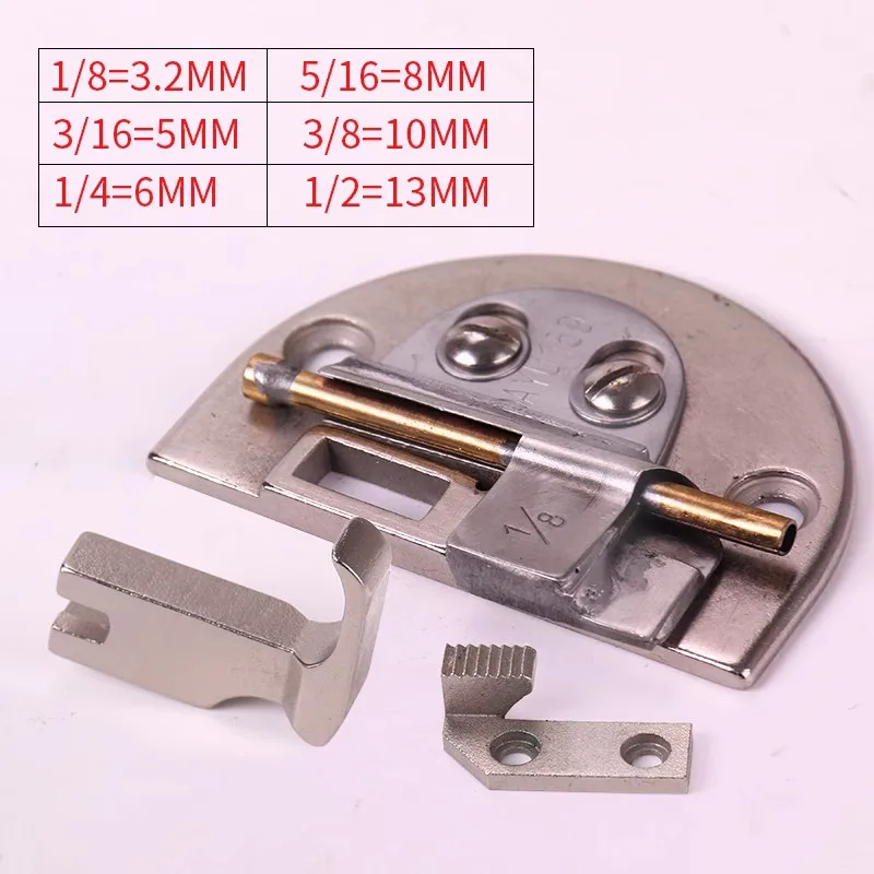 DAYU159 Spaghetti Folder Attachment Makes Tube String for Industrial Lockstitch Sewing Machine Belt Turning Pull Cylinder Beader