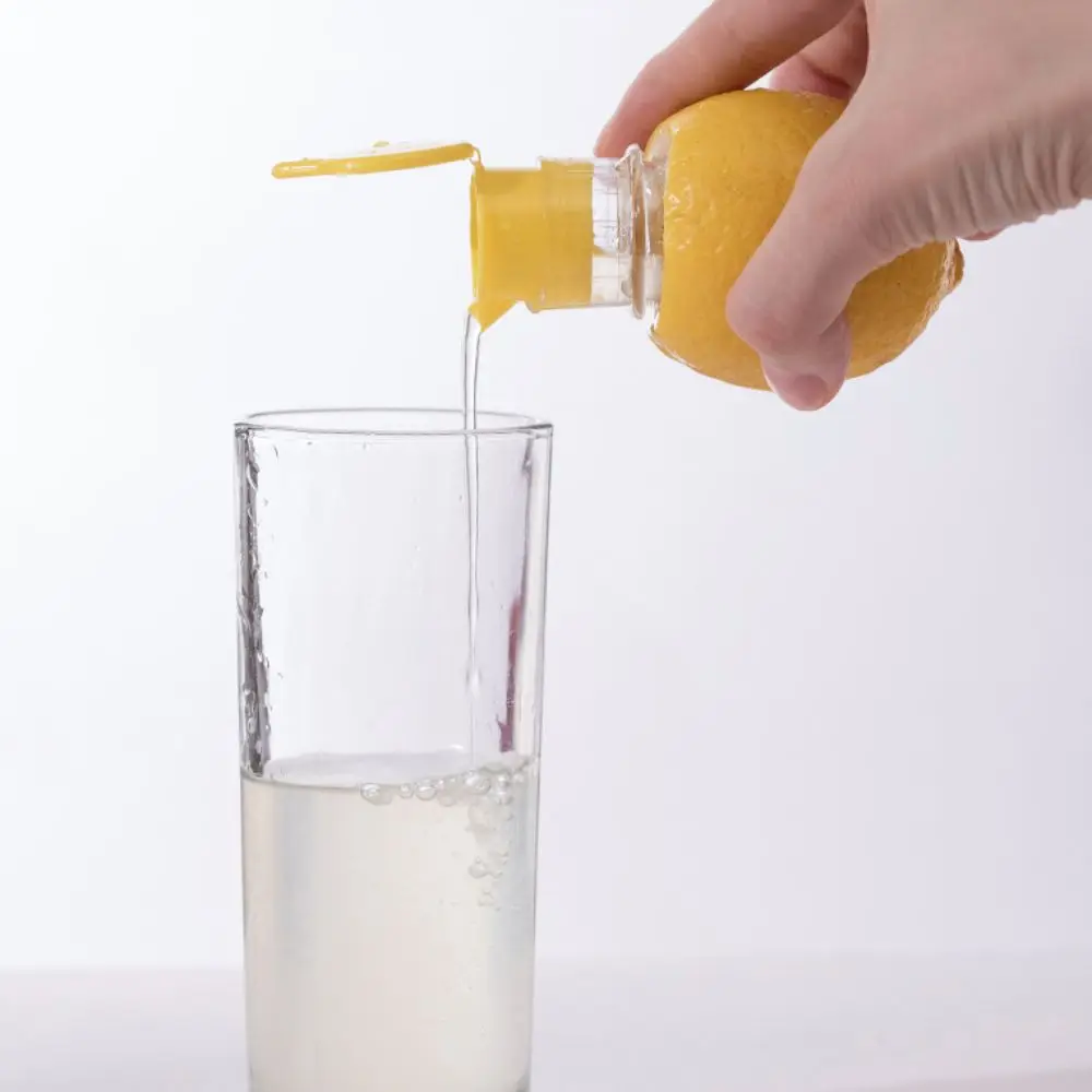 

2pcs Kitchen Gadgets Manual Lemon Juicer Plastic Spiral Design Lemon Filter Reusable Citrus Reamer Orange