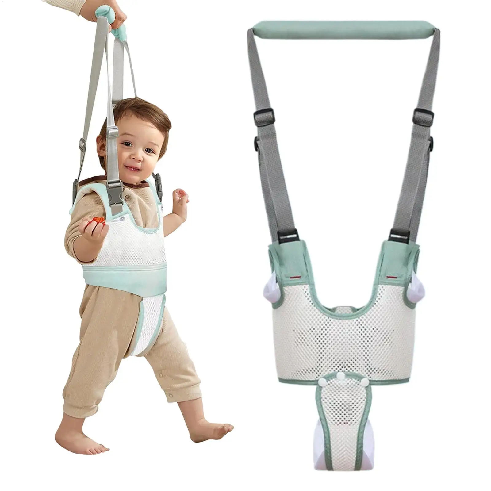 Imbracatura da passeggio per bambini Walker per bambini portatile Aiutante Sicurezza traspirante Per bambini Per centri di asilo nido Giochi all'aperto a casa precoce