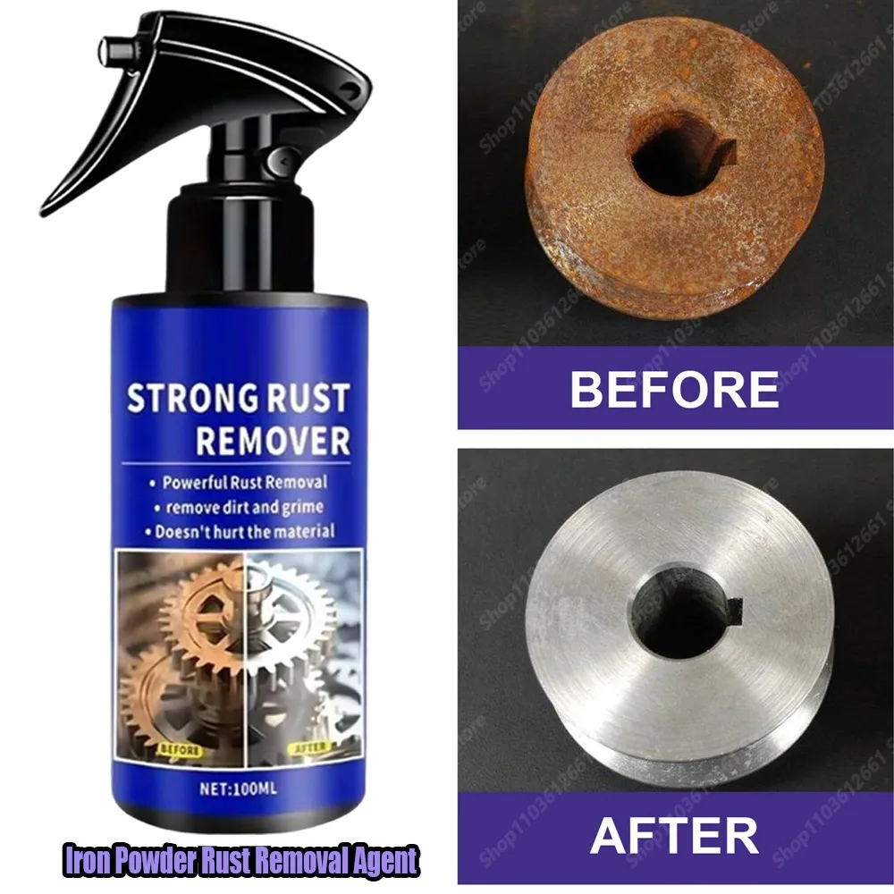 Auto Rust Remover Vehicle Iron Powder Rust Cleaner Multi Purpose Maintenance Tool For Car Iron Pan Home Appliance Care  Parts
