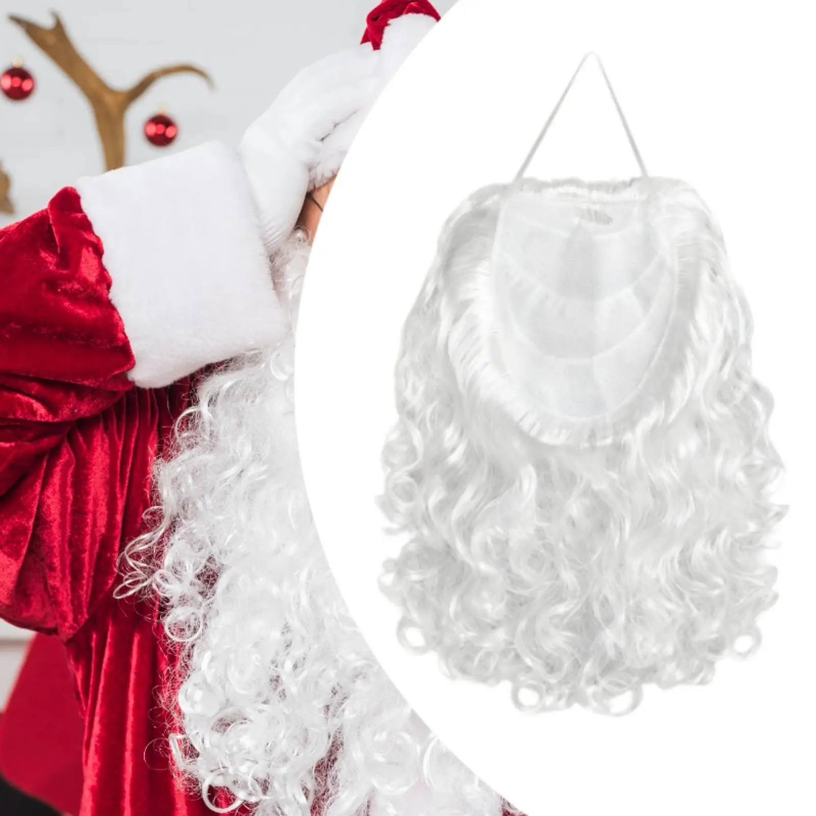 サンタのひげ クリスマスの装飾 クリスマスの舞台パフォーマンス用の装飾的なドレスアップ