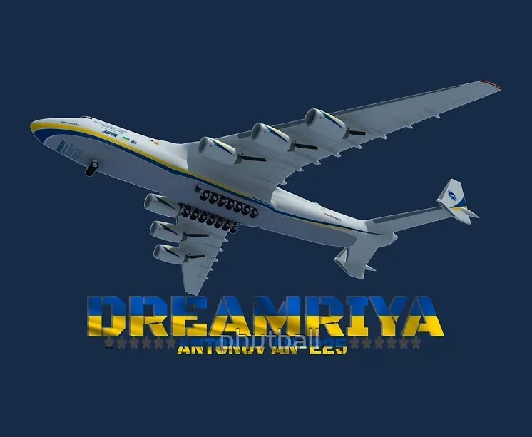 Antonov AN-225 Mriya Worlds Largest Cargo Aircraft T-Shirt 100 % Baumwolle O-Ausschnitt Kurzarm Sommer Casual Herren T-Shirt Größe S-3XL