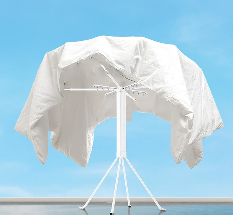 Floor Standing Clothes Folding Drying Racks Living Room Extendable Laundry Rack Home Multifunctional Vertical Socks Hanger