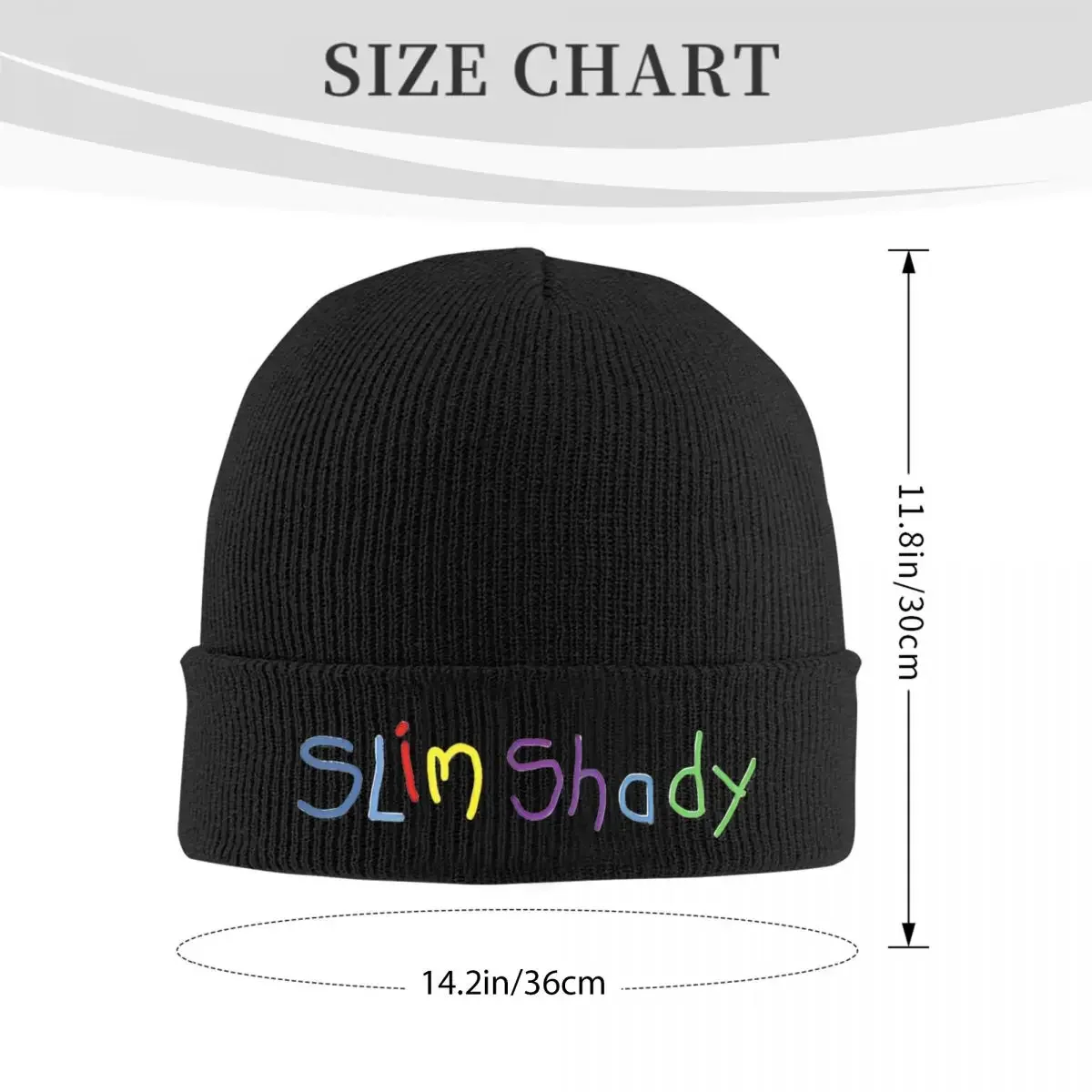 Slim Shady Eminem Knitted Hat Beanies Winter Hat Warm Color Hip Hop Music Album Cap for Men Women