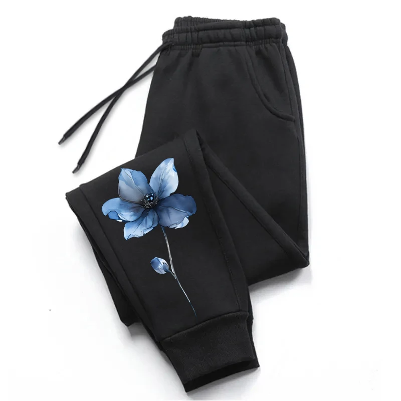 Bestseller Damen-Jogginghose mit Print, Lässige Elastische Taille, Sportliche Baggy-Hose für Outdoor-Aktivitäten, Hochwertige Modische Sportbekleidung – Detail 5