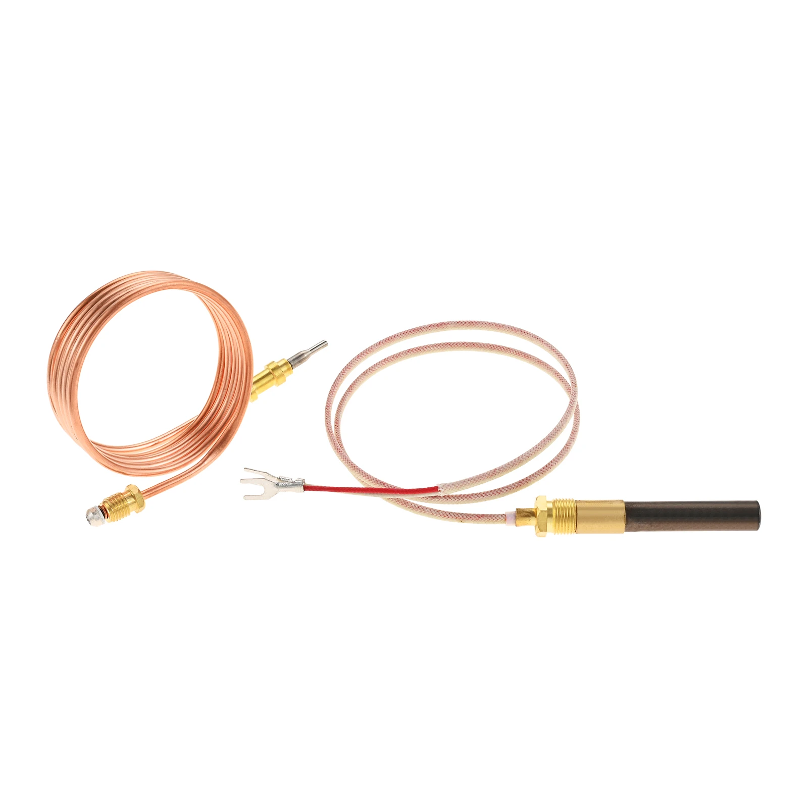 2Pcs Propane Gas Fireplace Gas Heater Thermopile Generator Replacement Thermocoupler Temperature Sensor Minivolt Thermopile Kit