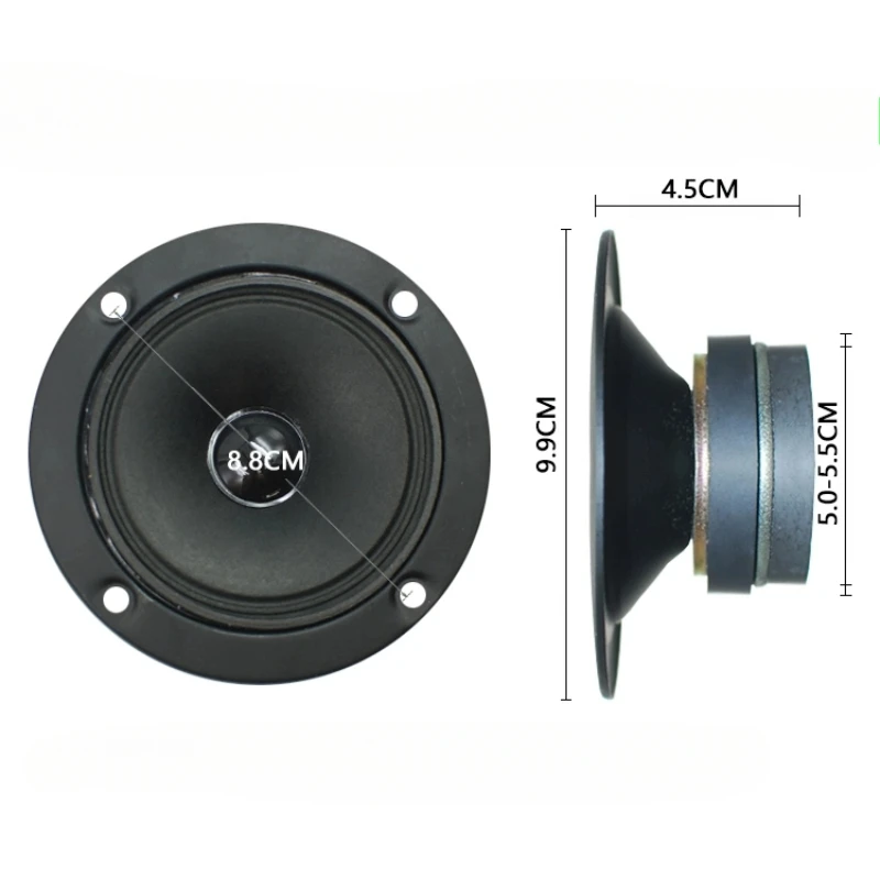 SOTAMIA 2 قطعة 4 بوصة مكبر الصوت مكبر صوت 4 أوم 30 واط HIFI المزدوج المغناطيسي KTV كاريوكي ثلاثة أضعاف المتكلم المنزل الصوت الموسيقى مكبر الصوت