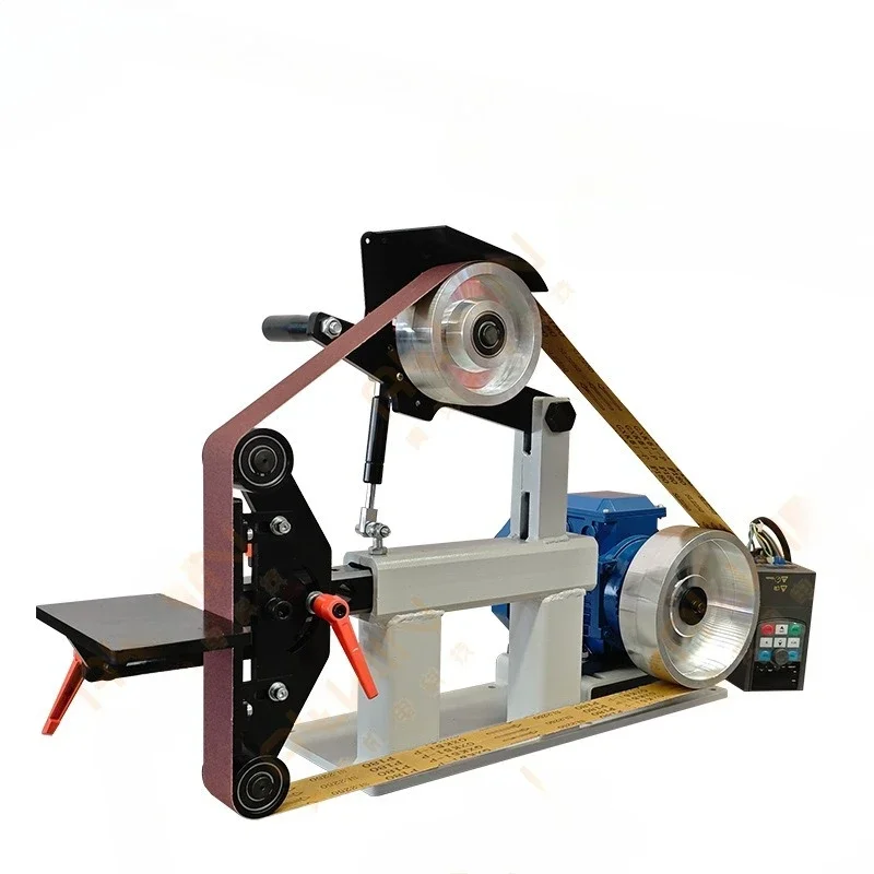 Electric industrial belt machine high power 1500W wood metal handicraft processing