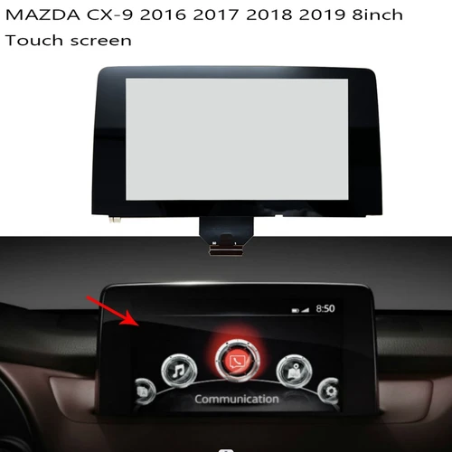 Pantalla táctil de repuesto para MAZDA CX-9 CX9 TK49-611J0B, digitalizador de cristal de RADIO, 8 "", TK49-611JA, 2016-2019