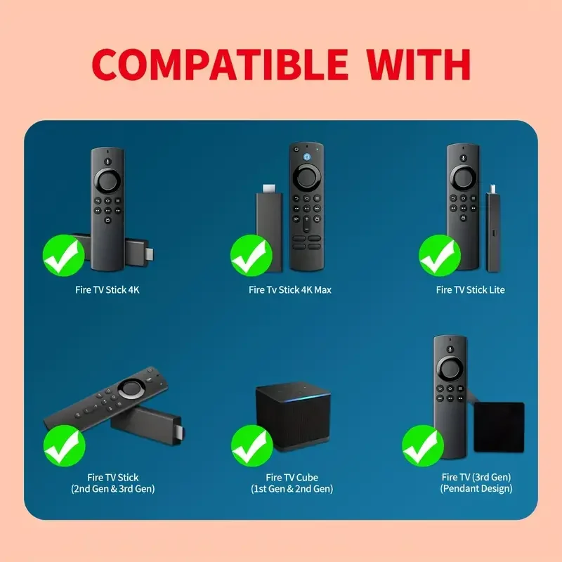 Replacement Voice Remote Control for Fire Stick TV 3rd Gen Smart TV Stick 4K MAX Lite Fire Cube Remote Works with Alexa