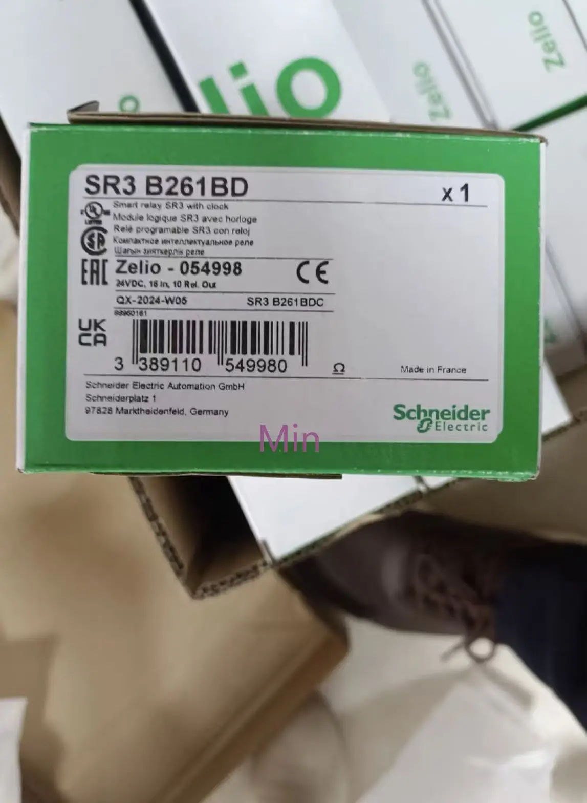 Controlador Lógico Programável Original PLC SR3B261BD Zelio com entrega rápida