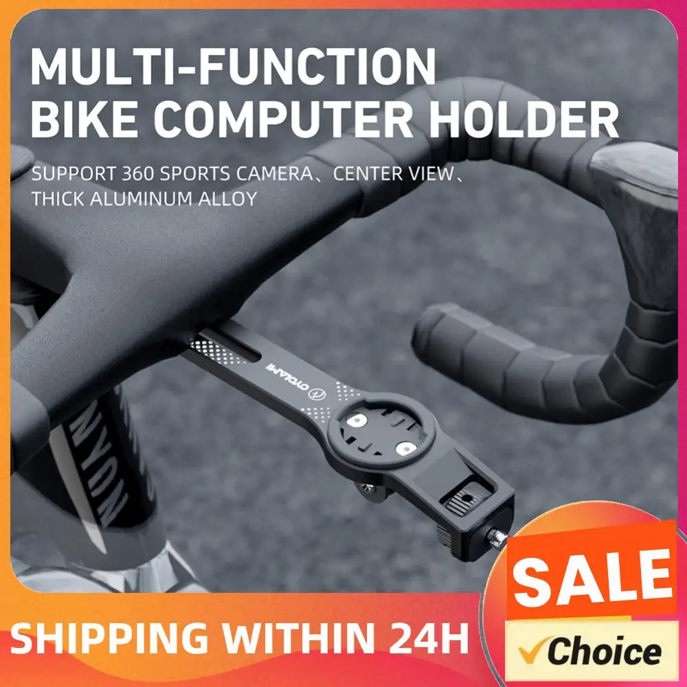 

Bike Stopwatch Mount Aluminum Alloy Bicycle Handlebar Computer Holder Wear Resist Cycling Speedometer Mount for Bike Accessories
