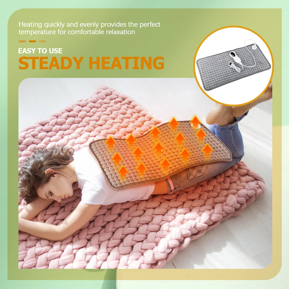 

Electric Blanket 10 Gears Heated Throw for Bed Sofa Wireless Heating Pad Office Chair Warm Comfort Material Steady Heating