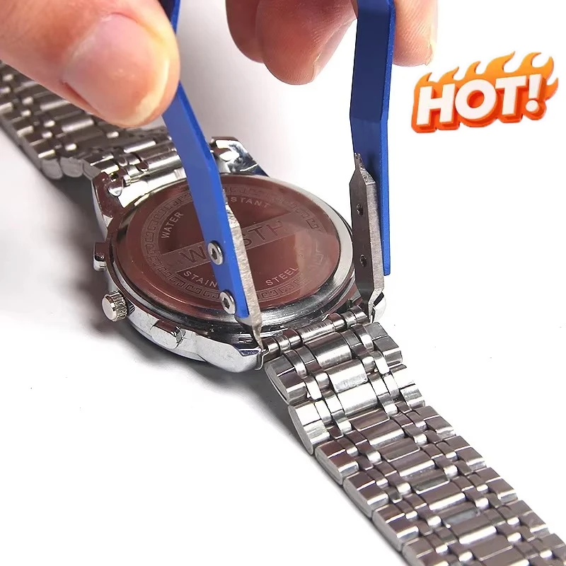 7825 V Shaped Metal Watch Spring Bar Remover Tweezer Clips High Hardness Precision Watch Repair Tool Accessory For Watchmaker