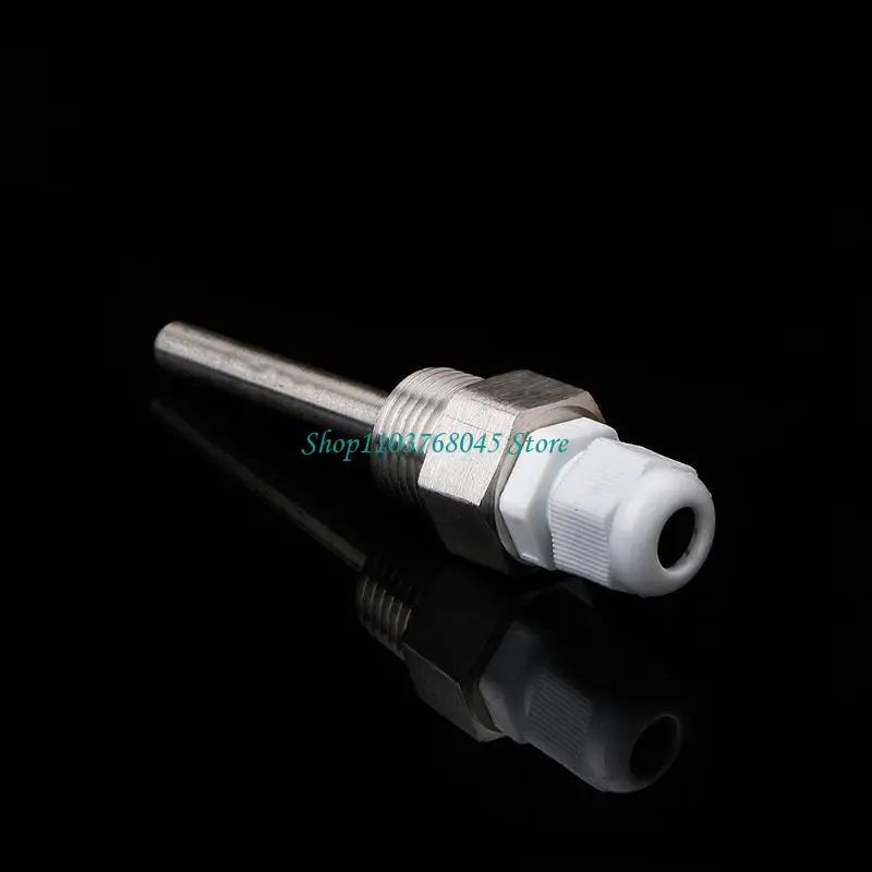 R53F 5 Sizes Temperature 1/2-inch Thermowell Stainless Steel with Plastic Cap for Beer Fermenter Homebrew Durable