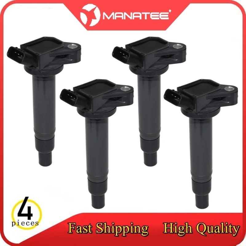 4 PCS ​Auto Ignition Coil For LEXUS ES 2001-2006 GS IS LS LX  NX SC For TOYOTA AVENSIS VERSO 2001-2009 RAV4 II 2009 9091902245