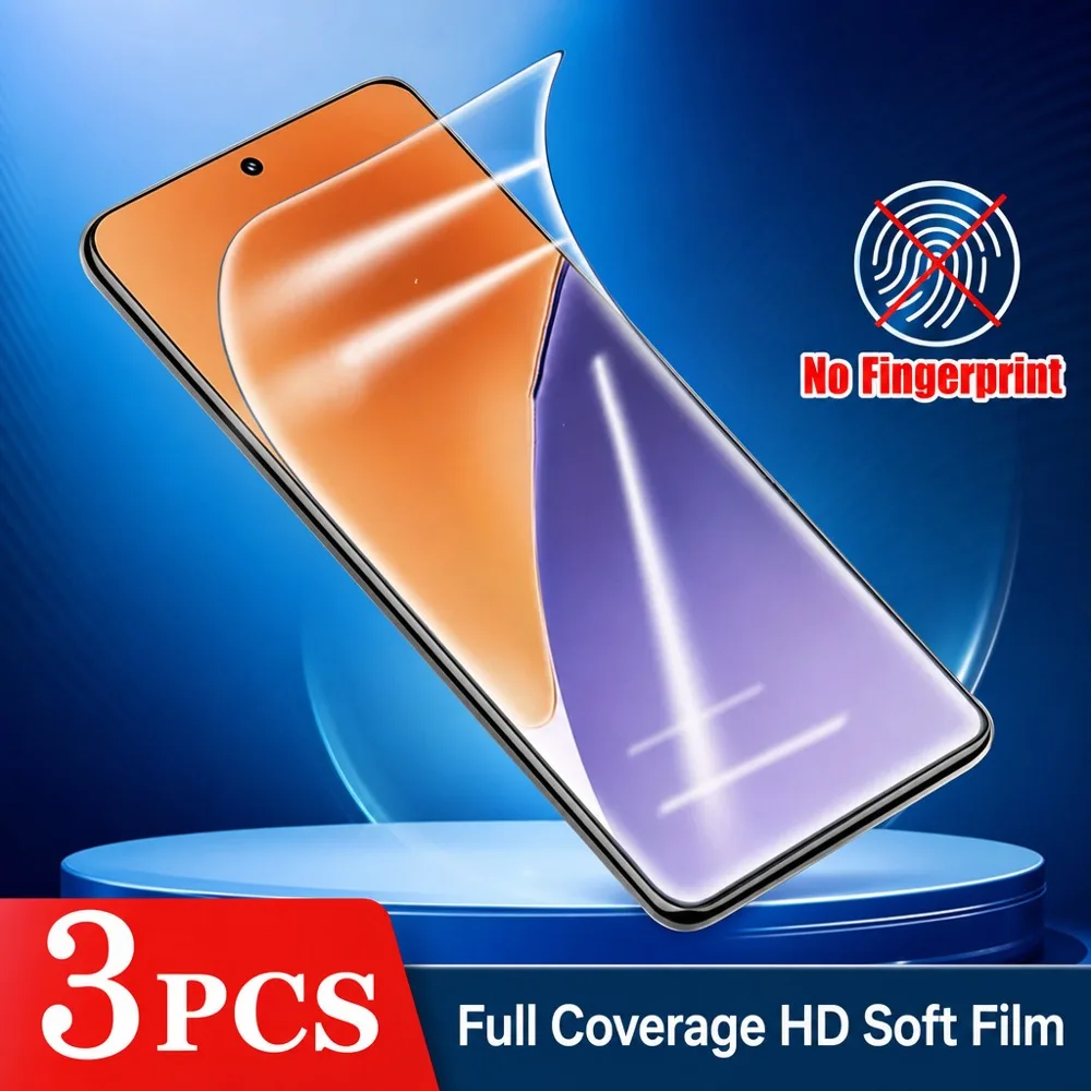 3PCS Hydrogel-Folie für Nothing Phone (1) (2) (2a) (2a) Plus Weicher Displayschutz für Nothing Phone (3) (3a) (3a) Lite (3a) Pro