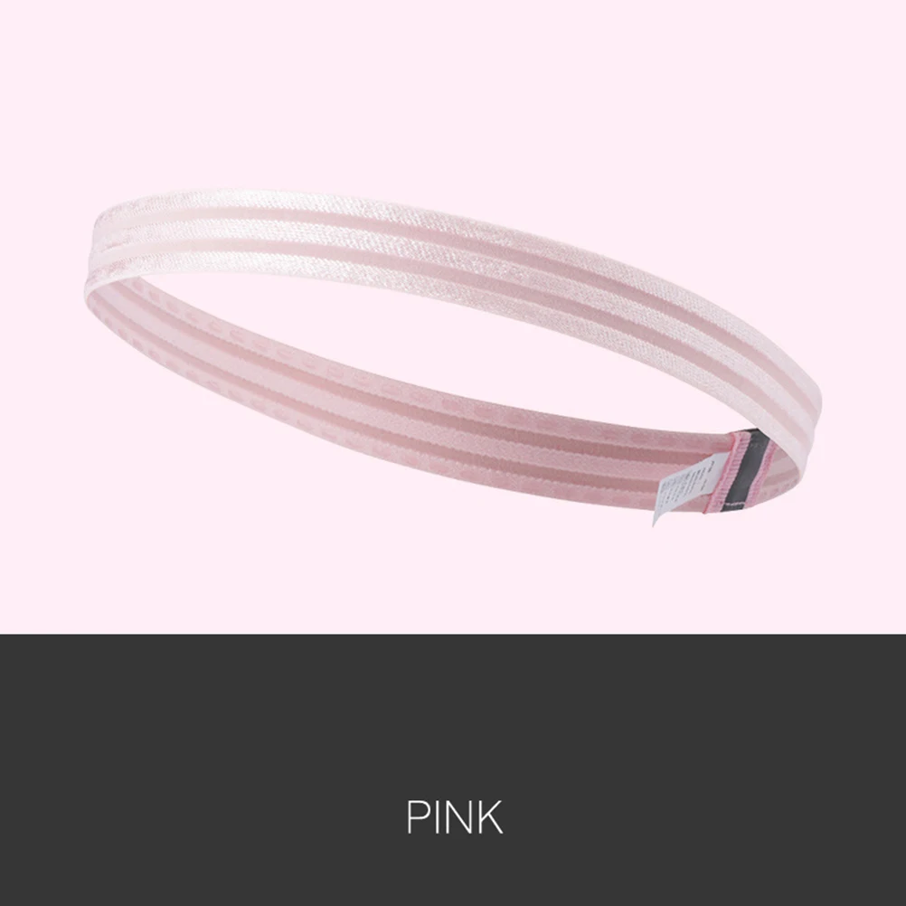 

3pcs Yoga Headbands Reflective Sweatband Sports Hairband Non-Slip Elastic Headwrap Durable Adjustable Gym Running for Women