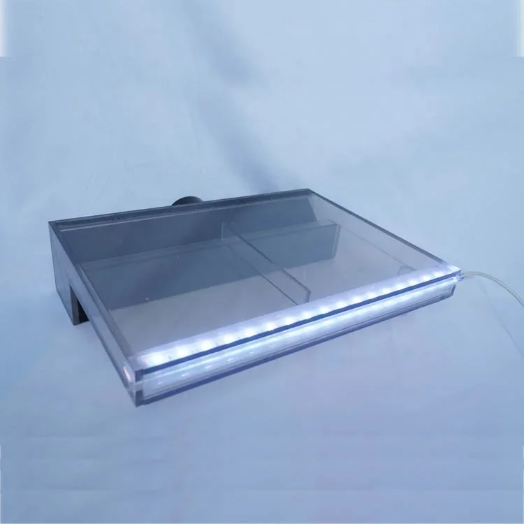 Acrylic Material Wall Mounted Colorful LED Light Available Swimming Pool Water Sheer Descent