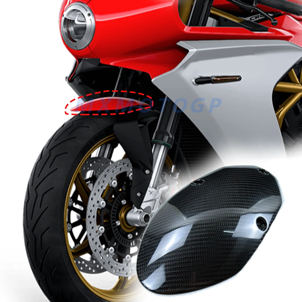 

100% Carbon Fiber Front Fender (Upper Unit) For MV Agusta Superveloce 800 2020 2021 2022 Motorcycle Accessories