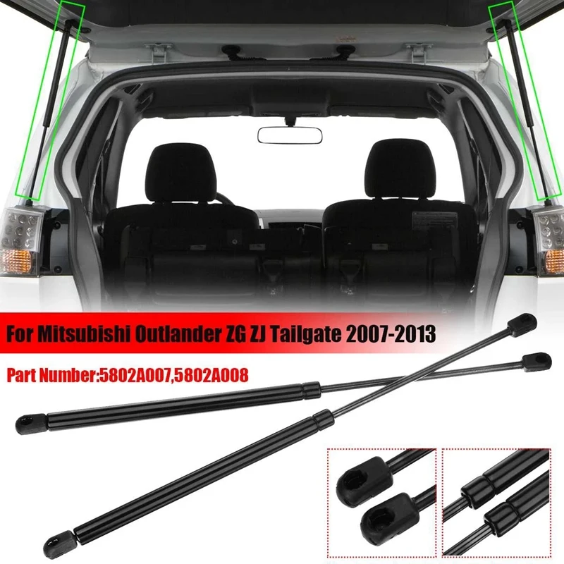 Car Rear Trunk Hood Lift Supports Props Rod Arm Shocks Strut Bars For Mitsubishi Outlander 2007-2013 5802A008 5802A007