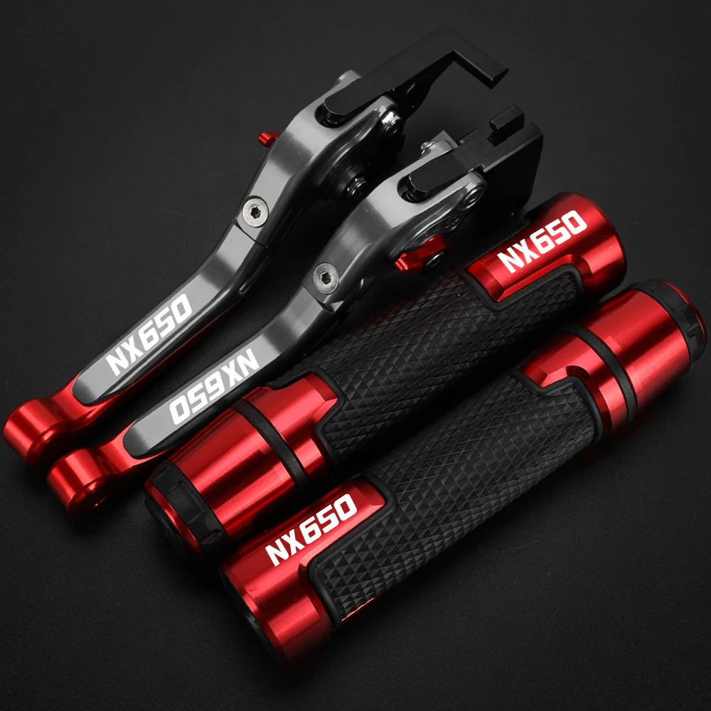 Motorcycles Accessories Brake Clutch Levers Handlebars Handle Grips Bar Ends For Honda NX650 NX 650 J-X DOMINATOR 1988-1999 1998 view 3