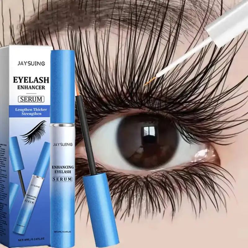 Siero per la crescita rapida delle ciglia Nutrimento naturale Allunga Addensare Curl Ciglia Ingrandisci Occhi affascinanti Vitamina E Cura degli occhi Essenza delle ciglia