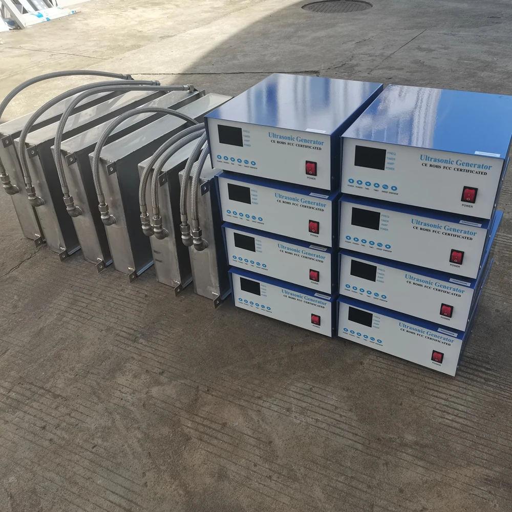 Various frequencies ultrasonic generator and ultrasonic waterproof transducer package for cleaning