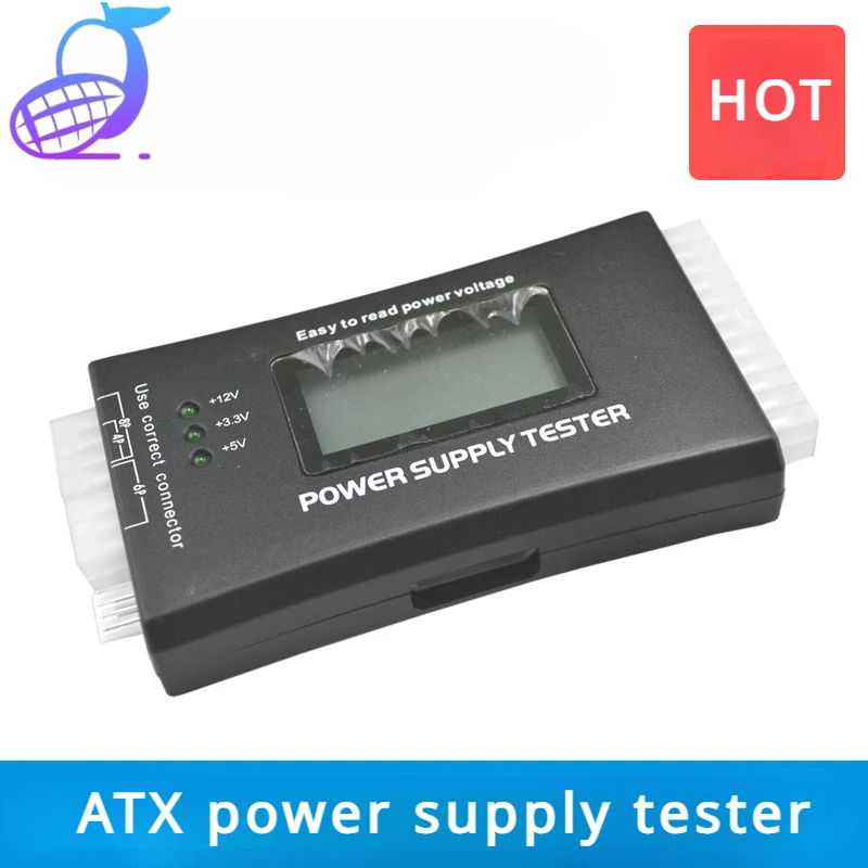 Digital LCD Display PC Computer 20/24 Pin LCD Power Supply Tester Check Atx Source Tester Power Measuring Diagnostic Tester Tool