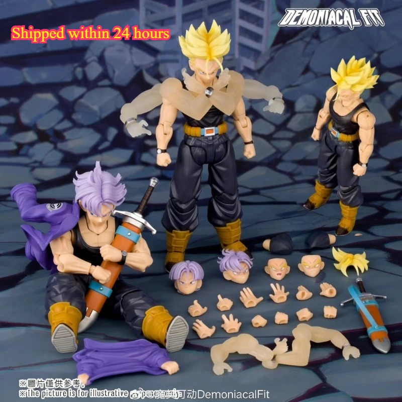 In Stock Demoniacal Fit Dragon Ball Z SHF Super Saiyan Trunks The