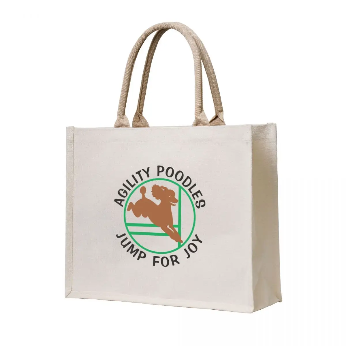 

Agility Poodles Jump for Joy NickerStickers on Redbubble Tote Bag Candy bags tote bag screen Eco bag