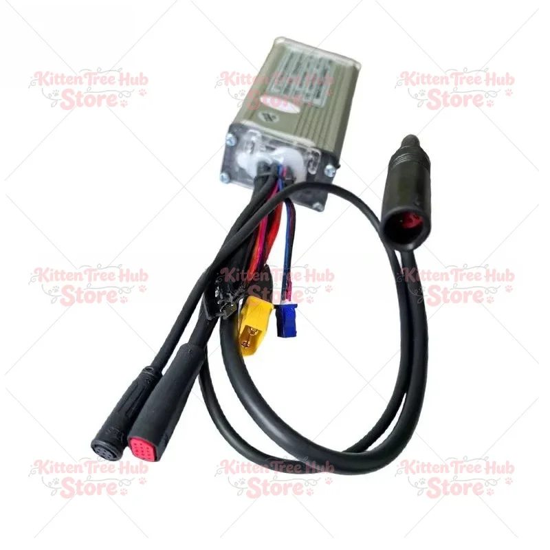 Electric Bike Controller with Red Motor Cable Control Board Replacements