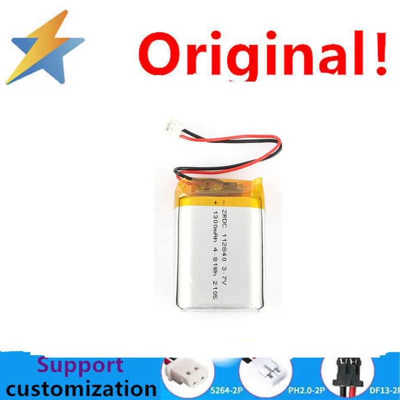 buy more will cheap Communication Equipment Medical Device  112840 3.7V 1300mAh Polymer Lithium Battery Manufacturer Supply