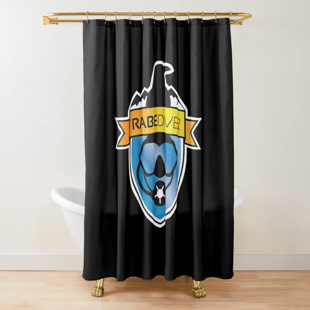

Rabediver logo Shower Curtain Waterproof Shower Bathroom Deco Anime Shower For Bathrooms Curtain