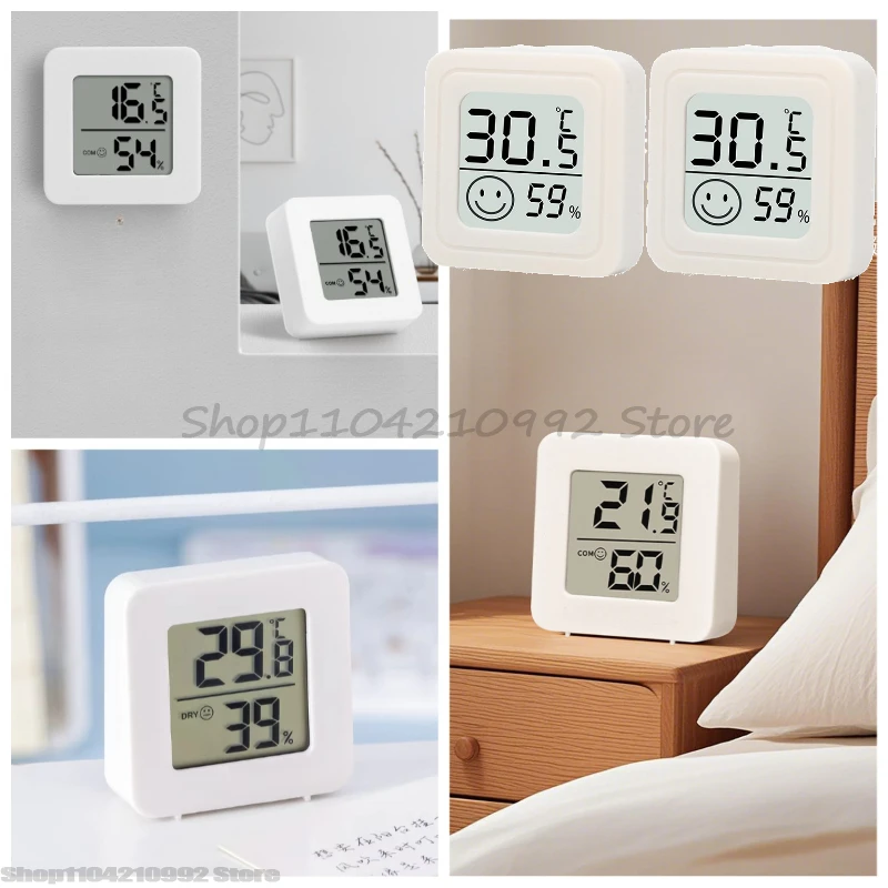 Digital Thermometer Hygrometer Indoor Mini Temperature LCD Electronic Monitor Hygrometer Outdoor Room  Temperature Meter