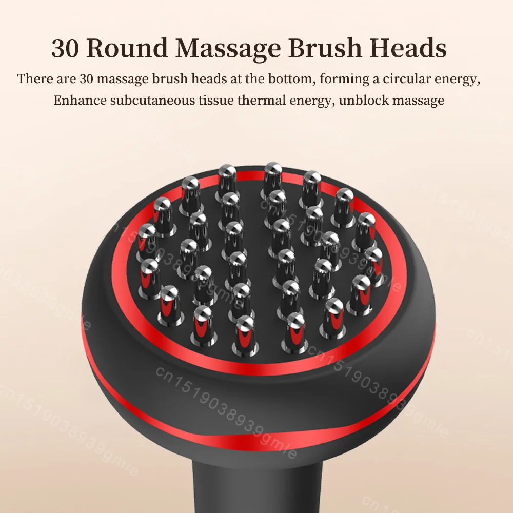 Ems Massage Brush Scraping Lymphatic Drainage Machine Fat Burner Ems Scraping Slimming Therapy Machine Body Detoxification